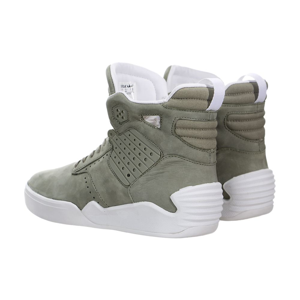 Baskets Montantes Supra SkyTop IV Vert Laurel Oak/White Homme | USC-07435588